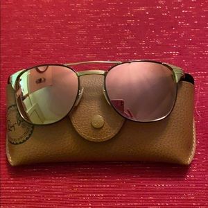Ray Ban Rose mirrored Glasses